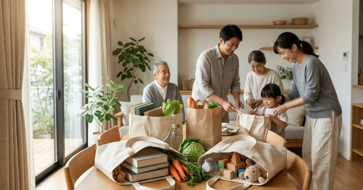 長く使われるコットントートバッグ